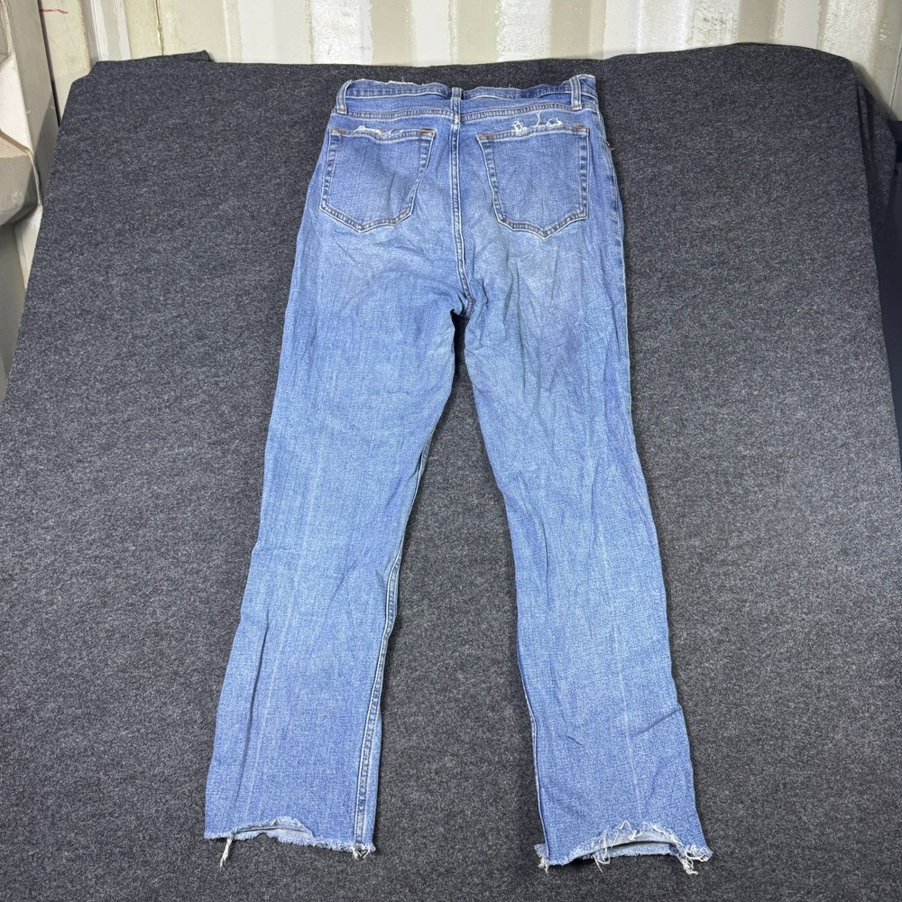 Abercrombie & Fitch The Ankle Straight Ultra High Rise Jeans Womens 30x10 Blue
